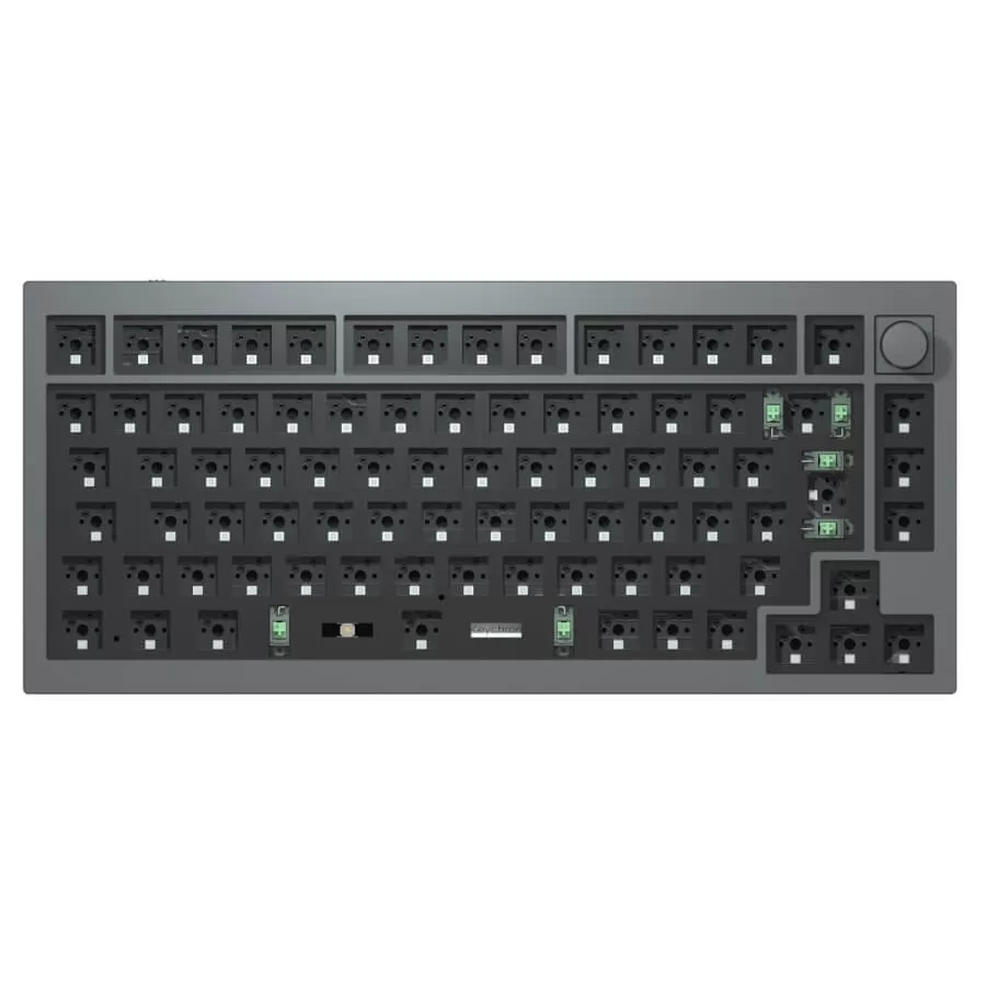 Keychron-Q1-QMK-VIA-custom-mechanical-keyboard-rotary-encoder-knob-version-with-double-gasket-design-screw-in-pcb-stabilizer-and-hot-swappable-south-facing-rgb-barebone-ISO-layout-for-UK-DE-IT-FR-ES-Nordic-g