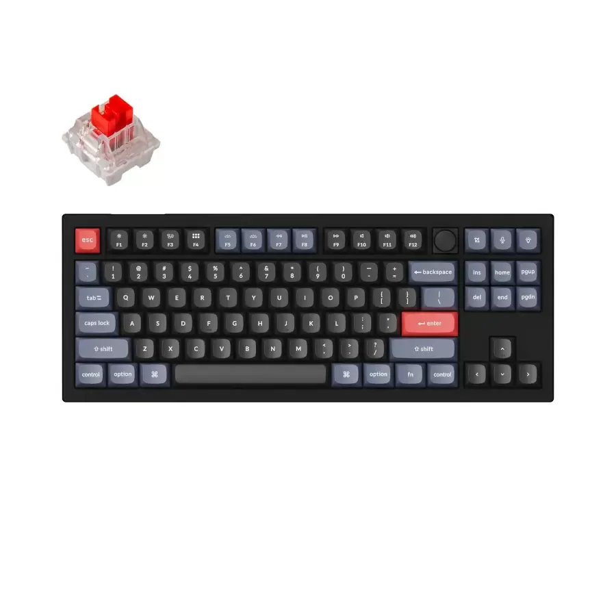 Keychron-V3-Custom-Mechanical-Keyboard-knob-carbon-black-QMK-VIA-tenkeyless-hot-swappable-Keychron-K-Pro-switch-red-V3-D1_1800x1800